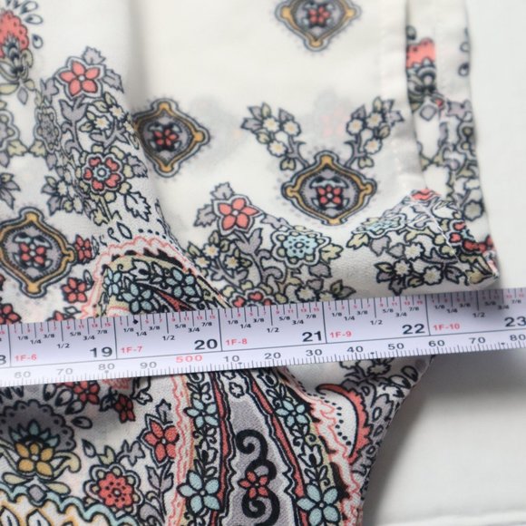 BOBEAU SLEEVELESS TOP  ELASTIC WAIST  CREW NECK SIZE S BOHO - Picture 4 of 8